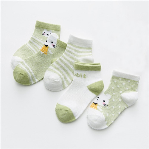 Baby Socks Cartoon Designs (Set of 5 pairs)